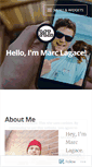 Mobile Screenshot of marclagace.com